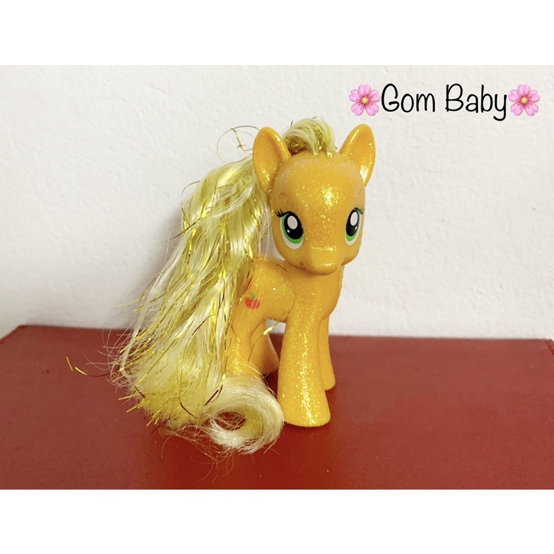 Set 2 Ngựa Pony Nhũ Lấp Lánh Tóc Kim Tuyến