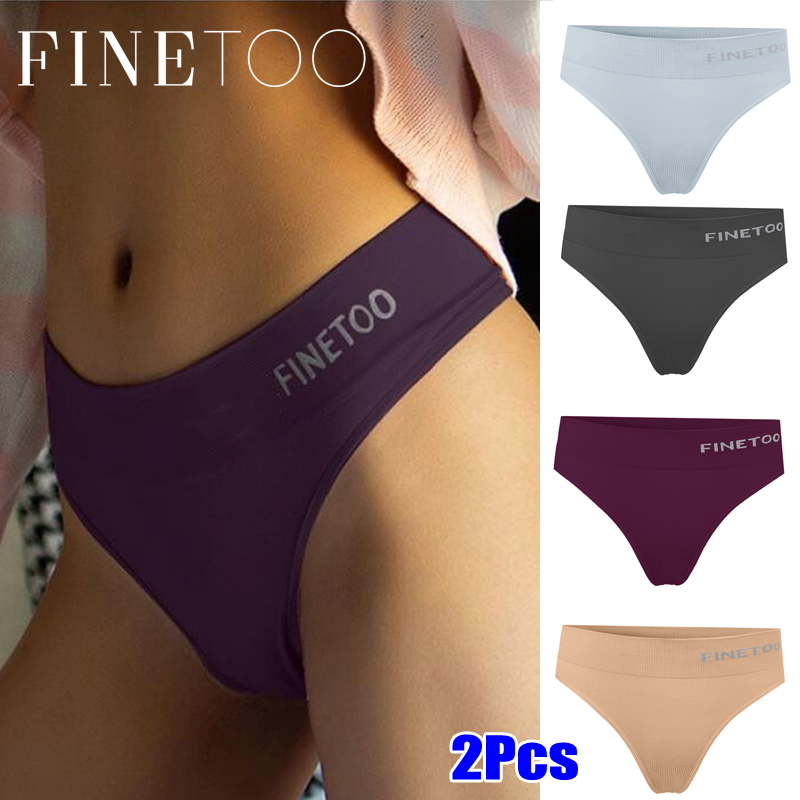 Set 2 Quần Lót FINETOO B186 Cotton Gợi Cảm Cho Nữ