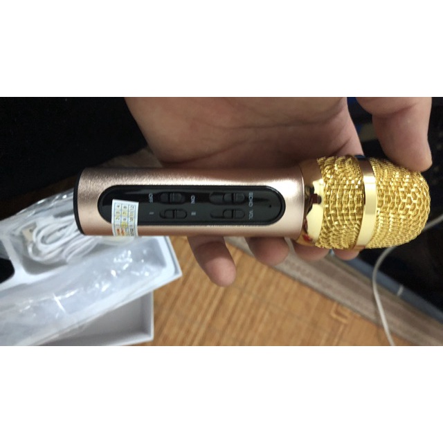 Mic c11 nâng cấp 2 dây cải tiến dây livestream chia tai nghe dài 2 mét, tặng thêm tai nghe để hát song ca- bảo hành 6 th