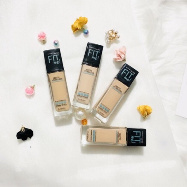 Kem Nền Mịn Lì Maybelline Fit Me Matte Poreless Foundation Pump 30ml