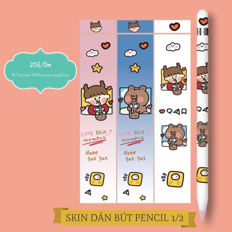 Skin dán Apple Pencil thế hệ thứ 2