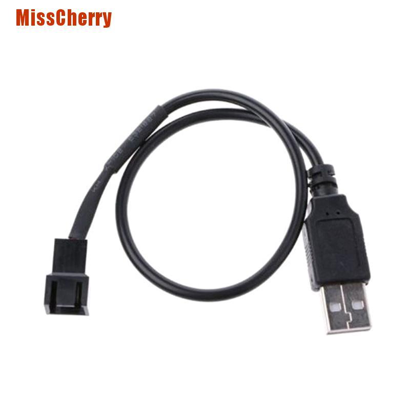 Cáp Chuyển Đổi Usb 2.0a Sang 4 Pin Cho Quạt Tản Nhiệt Máy Tính 5v