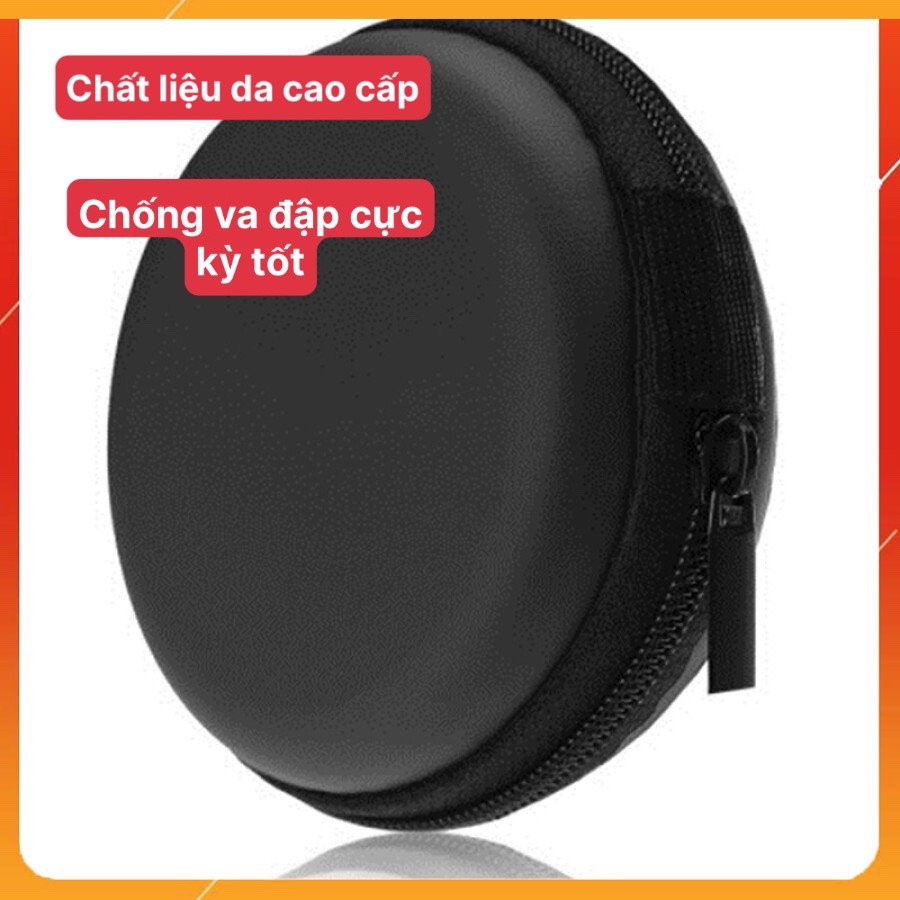 Bao Da Đựng Tai Nghe, Hộp Đựng Tai Nghe Da Cao Cấp
