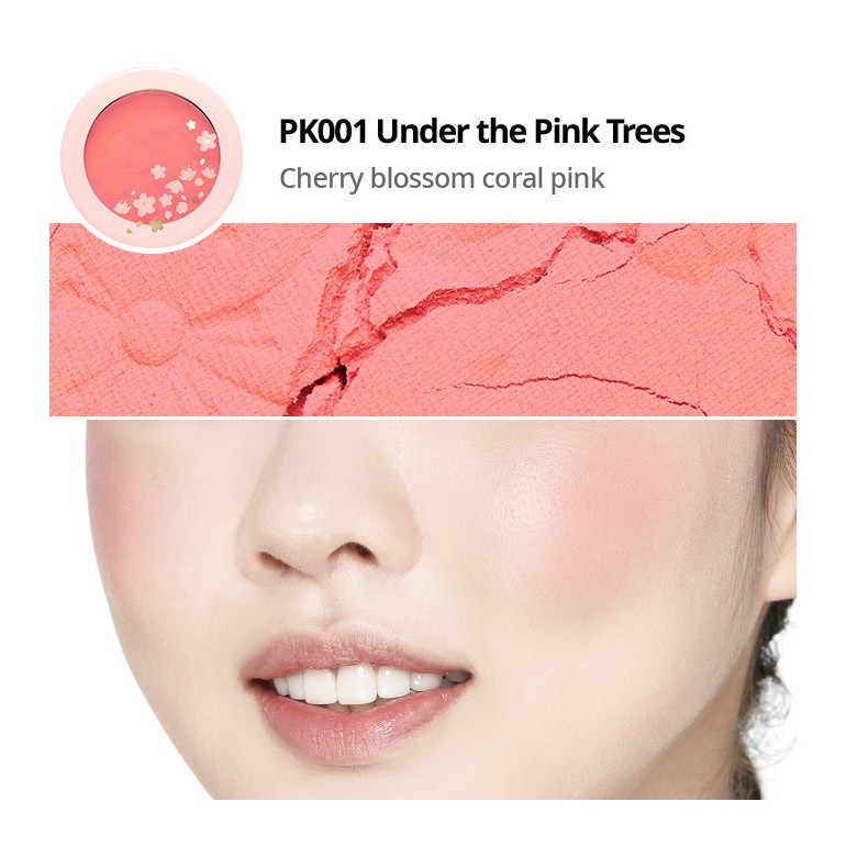 (hàng Mới Về) Phấn Má Hồng Etude House Màu Hoa Đào Xinh Xắn