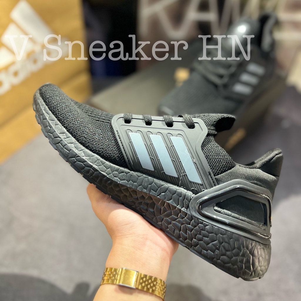 Giày Thể Thao Chạy Bộ Ultraboss 6.0 2020 Full Đen Triple Black Bản Cao Cấp Đen 7m Cá Tính Dành Cho Nam Nữ