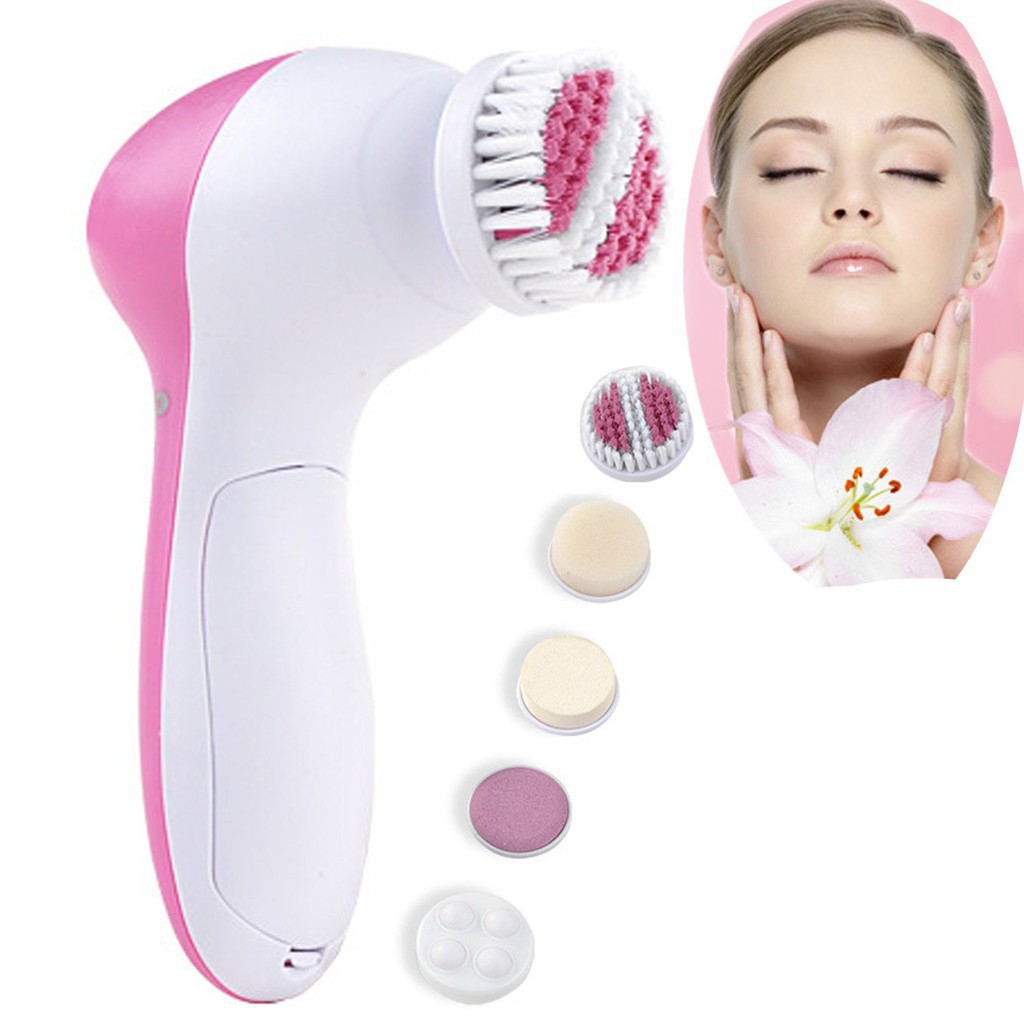 Máy Massage Mặt 5 In 1 Beauty Care Masserger Ae 8782 (Hồng)