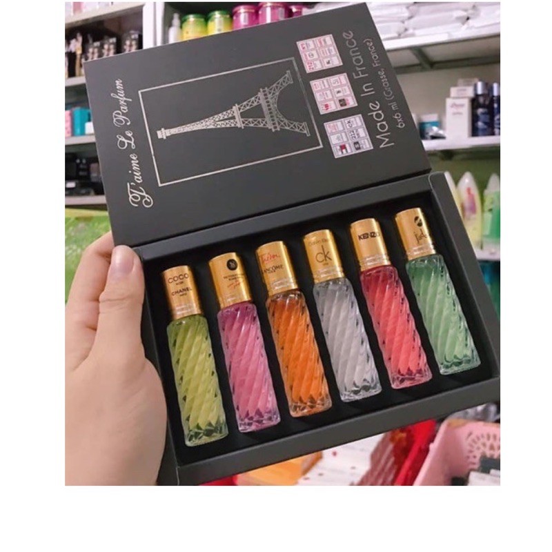 Set nước hoa tháp 6 chai 20ml
