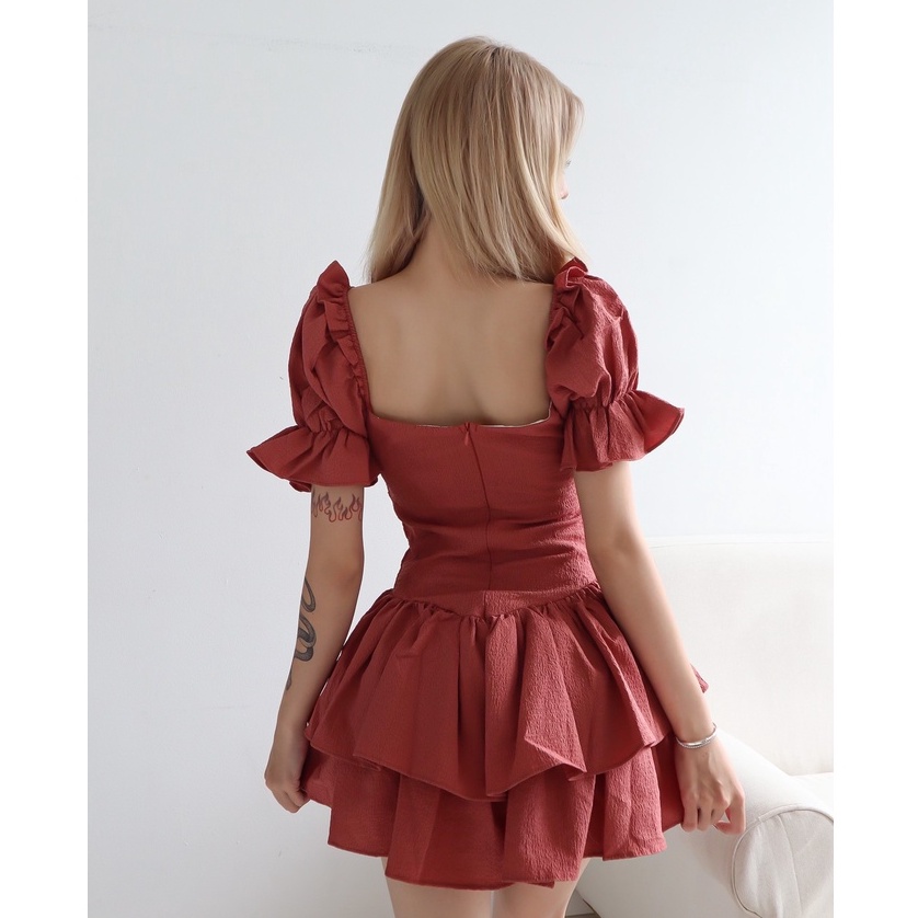 Đầm nữ tôn dáng thiết kế lucie.brandvn - jumpsuit luice 06 màu hường