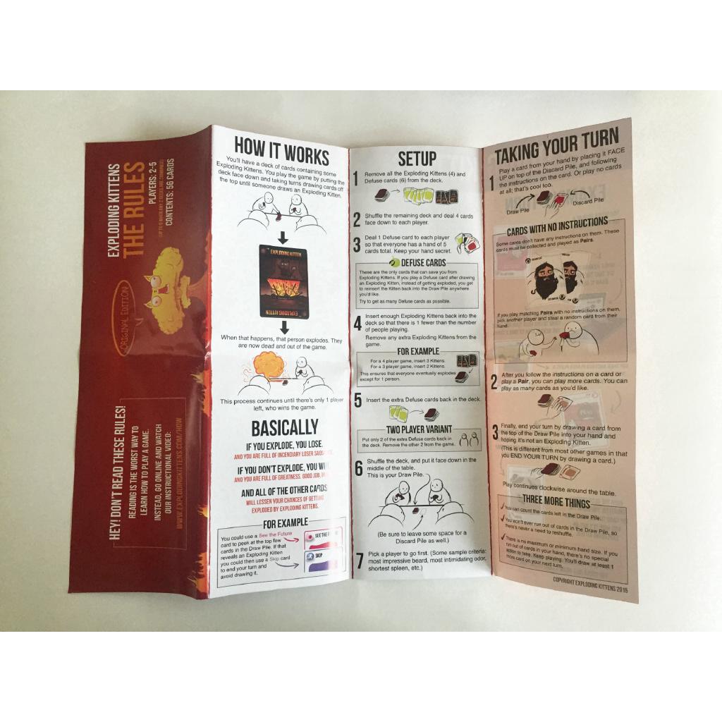 Bộ bài Board Game exploits mèo thú vị