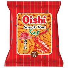 OISHI SNACK TÔM CAY 5 gói