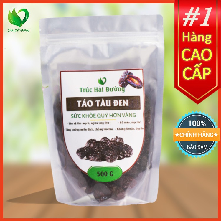 ✅[HÀNG CAO CẤP] Táo Tàu Đen Bổ Máu 500g (Loại Đẹp)