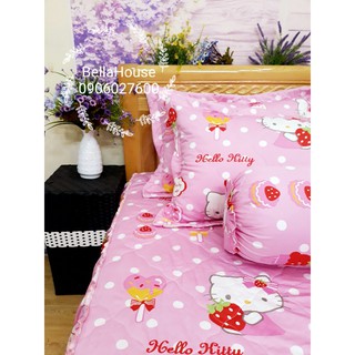Bộ ga bọc Hello Kitty hồng