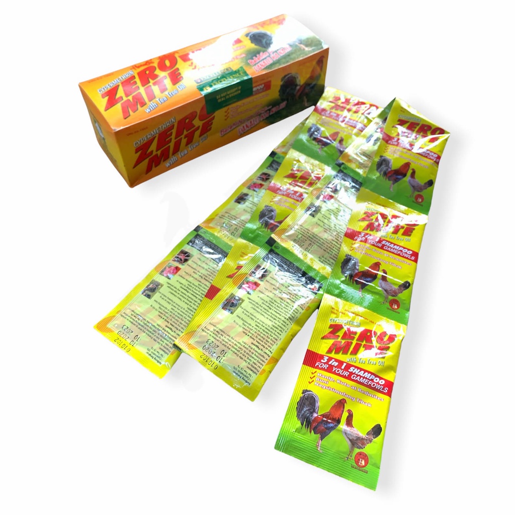 [NHẬN QUÀ KHI MUA ĐƠN 99K] Zero Mite Xà Bông Tắm Gà Đẹp Lông, Diệt Rận Mạt