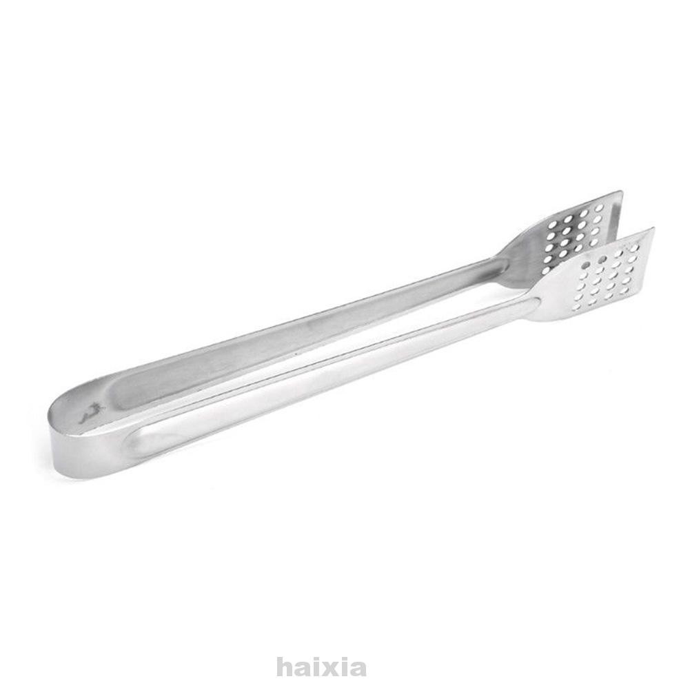 Food Tongs Stainless Steel BBQ Buffet Clamp Salad Serving Tong Anti-scald