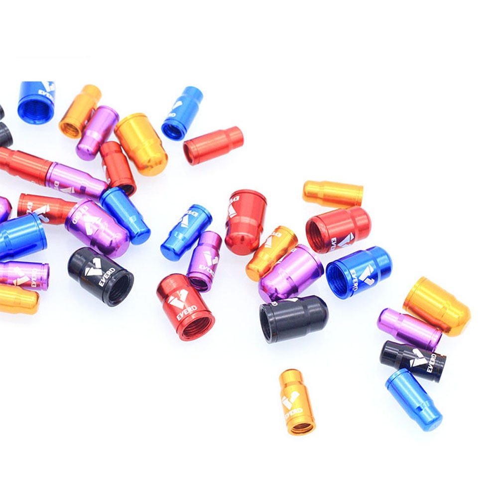 Nắp van bánh xe đạp bằng nhôm siêu nhẹ chống bụi nhiều màu tiện dụng