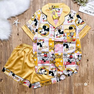 Đồ mặc nhà - Satin lụa - quần ngắn