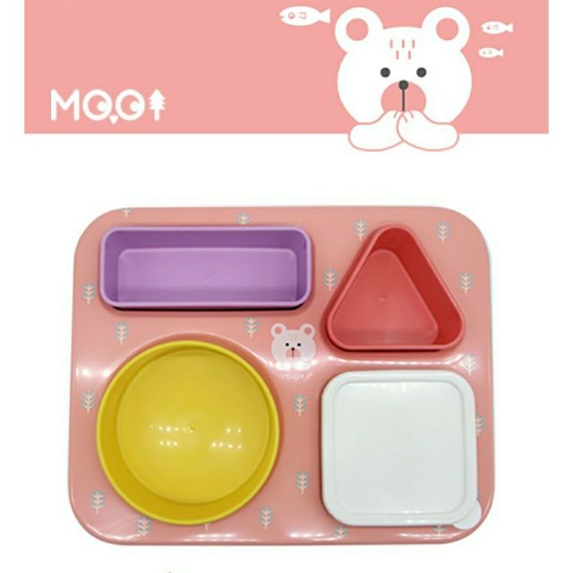 [KOREA] Khay ăn dặm 4 ngăn Hàn Quốc cho bé ăn dặm