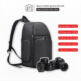 Balo máy ảnh Đeo chéo Thao tác nhanh Chống nước Caden Quick Escape BC103