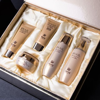 (Hàng Mới Về) Bộ Mỹ Phẩm Tinh Chất Ốc Sên Dưỡng Ẩm Làm Trắng Sáng Loại Bỏ Nếp Nhăn