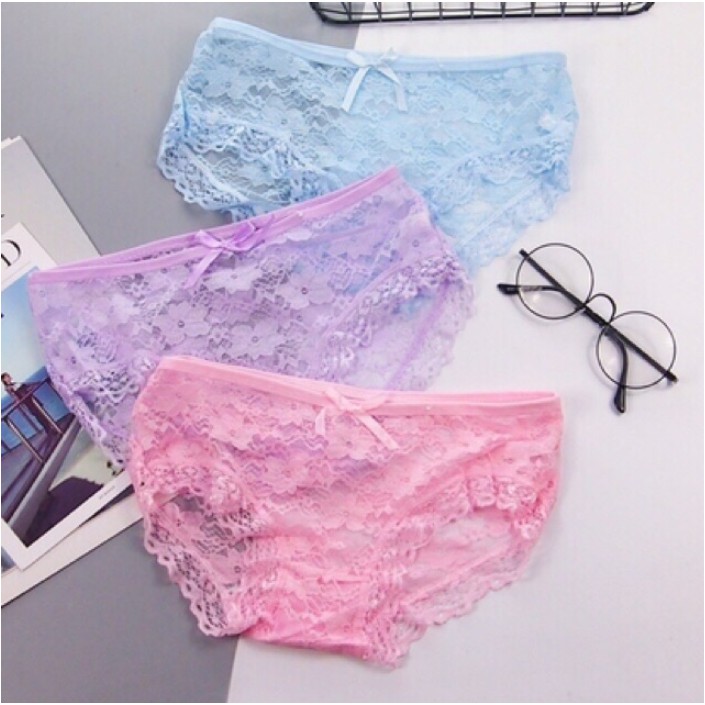 COMBO 5 Quần Lót Ren Nữ mỏng mềm mại sexy quyến rũ gợi cảm xuất nhật LOTNU16