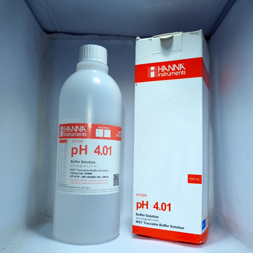 Dung dịch hiệu chỉnh bút đo PH - thiết bị đo PH 4.0 - PH 7.0 chính xác tuyệt đối - Hana Instruments 50ml - Tép xinh aqua