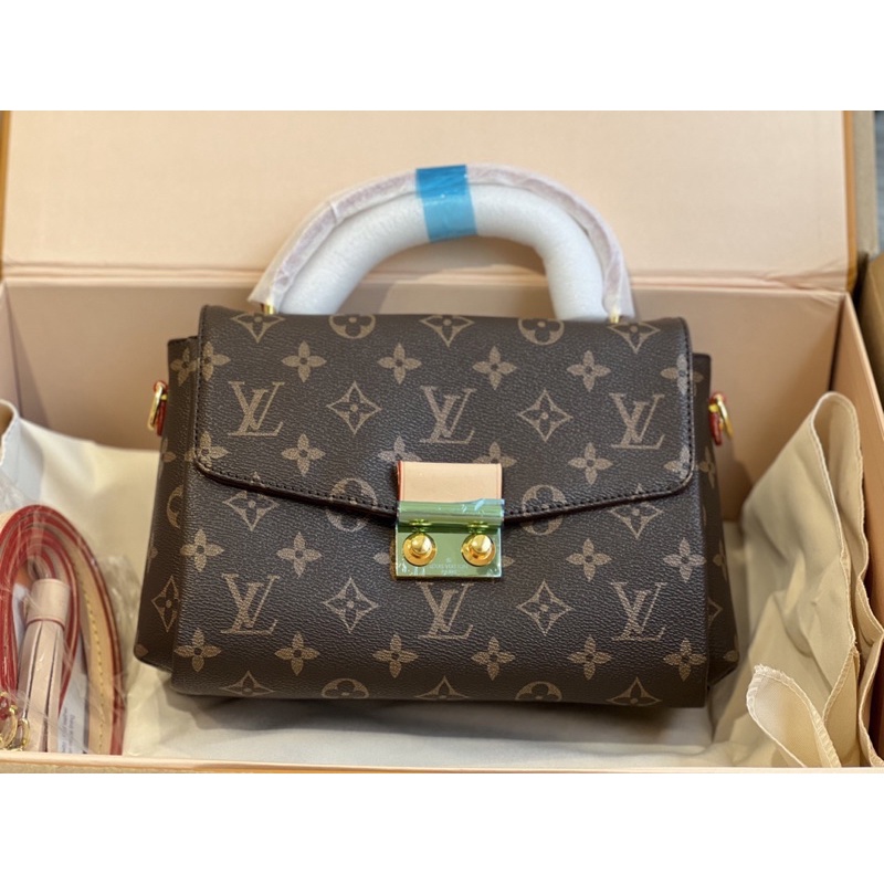 Túi LOUIS VUITTON  CROISETTE - Size 23 x 17 x 9.5  - Form phồng đẹp - Đường kim mũi chỉ sắc nét