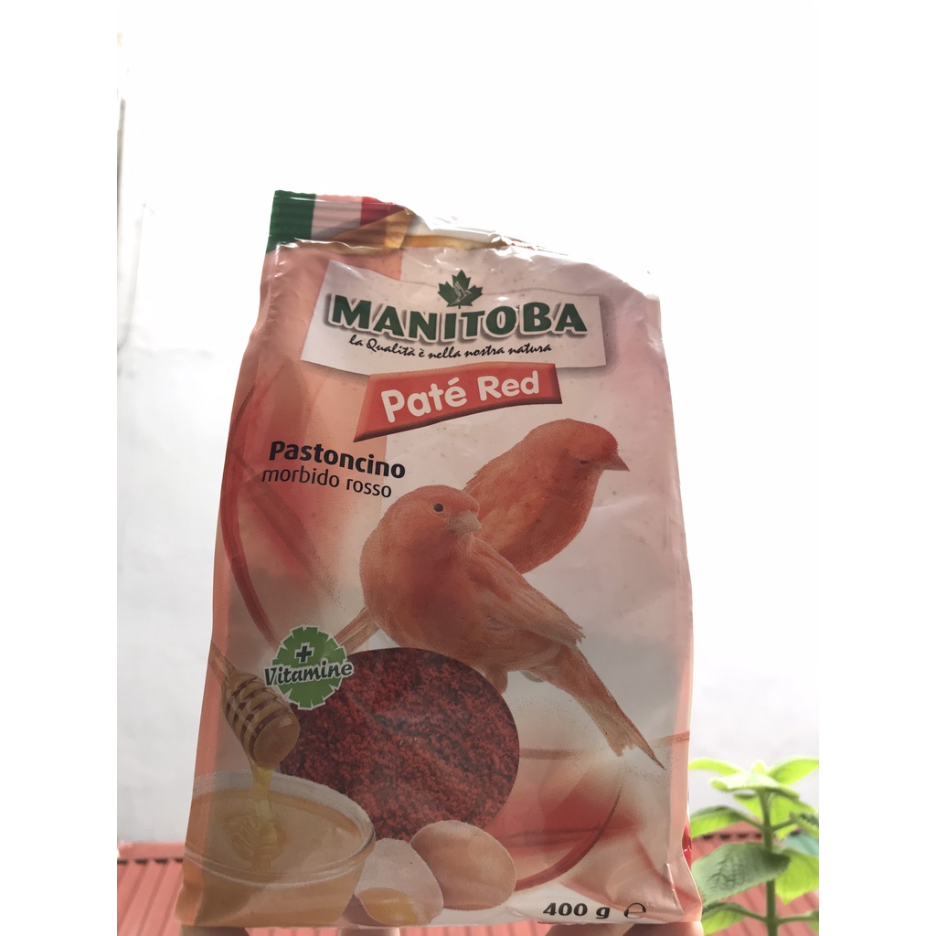 Cám trứng Manitoba (Paté Red) cho hồng yến gói 400g