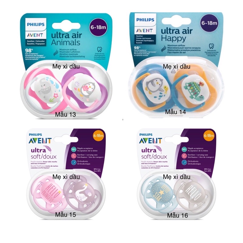 Shop mẹ xì dầu Ti giả Avent Ultra air Philips Avent