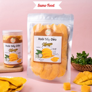   COMBO 1KG  Xoài sấy dẻo SumoFood nguyên miếng mềm dẻo thơm ngon 