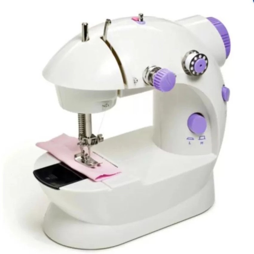 Máy may Mini gia đình tặng kèm 1 hộp kim chỉ 31 món