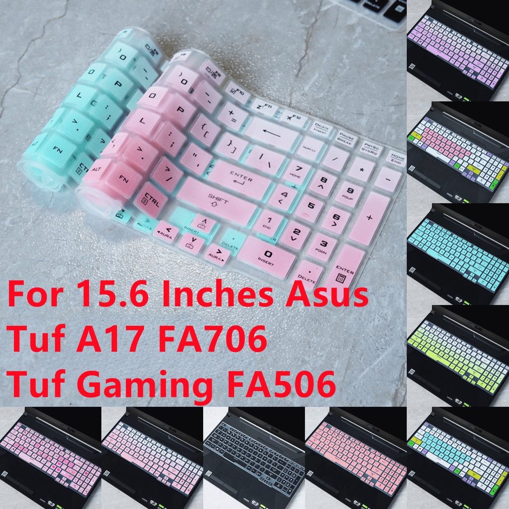 Miếng Dán Bàn Phím Máy Tính Asus Tuf 15.6 Inch A15 Fa506 Fa506iu Fa506ii Bằng Silicon Siêu Mỏng