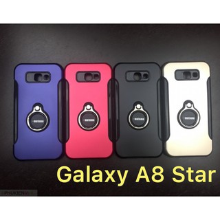 Ốp lưng Motomo chống sốc kèm nhẫn chân chống dựng xem phim cho Samsung Galaxy A8 Star giá rẻ