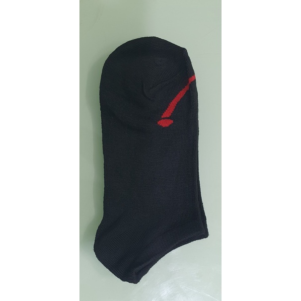 Vớ thuyền cotton có hình mặt cười ngộ nghĩnh màu đen có họa tiết nhiều màu khác nhau