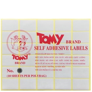 Giấy nhãn tomy 105