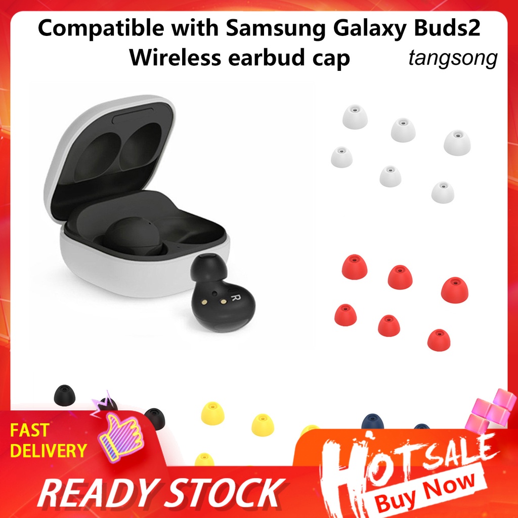 Bộ 3 Cặp Nút Tai Nghe Nhét Tai Giảm Tiếng Ồn Bằng Silicon Chống Trượt Thay Thế Tiện Dụng Cho Samsung Galaxy Buds 2