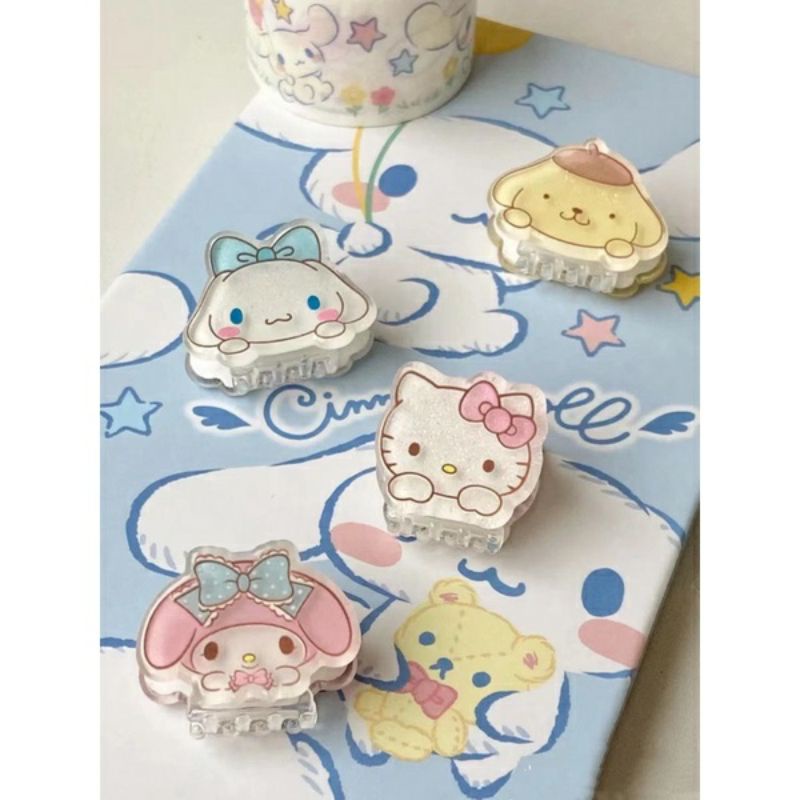 Kẹp Tóc Mái Mini Sanrio Kim Tuyến Lấp Lánh