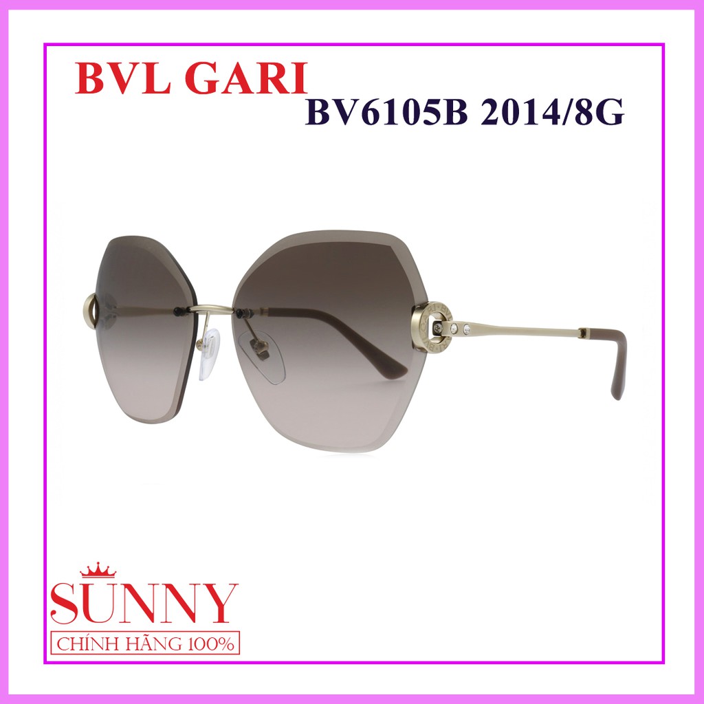 BV6105B - Kính mát Bvlgari chính hãng có tem thẻ bảo hành toàn quốc