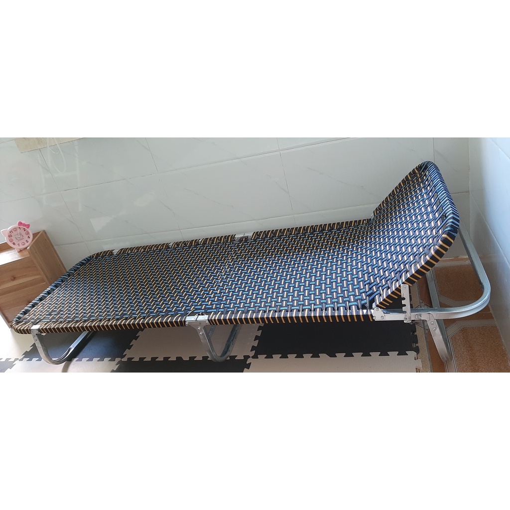 Giường Xếp Văn Phòng Khung Nhôm Giá Rẻ Tiện Lợi