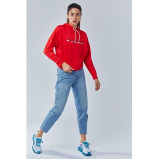 Áo hoodie nữ basic có nón Tommy vnxk