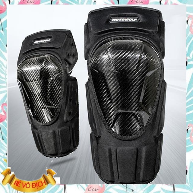 Giáp Bảo Vệ Đầu Gối Motowolf Carbon