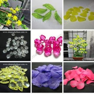 Đá pha lê dùng làm hoa pha lê