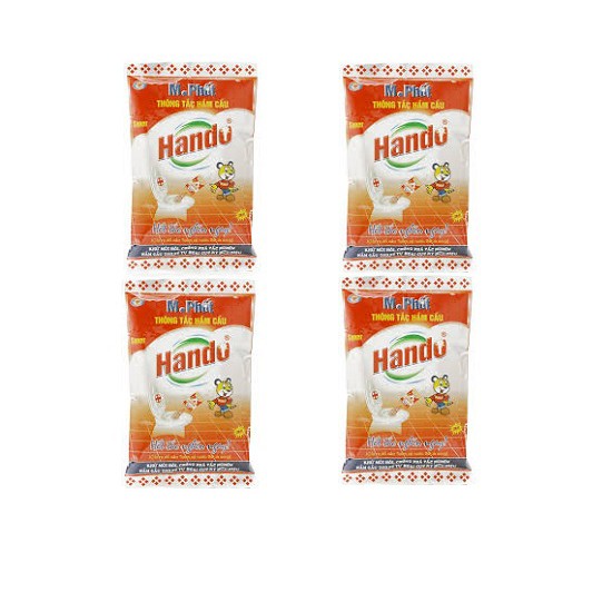 Bộ 2 gói bột thông tắc hầm cầu bể phốt Hando 215Gr