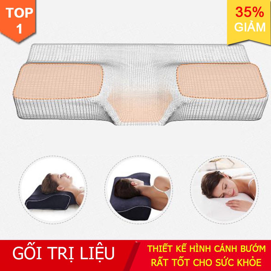 [GIẢM GIÁ SỐC] Gối NHẬT BẢN Chống Thoái Hóa Đốt Sống Cổ, Giúp Ngủ Nhanh, Hết Mất Ngủ, Chữa Ngáy Ngủ, Chống Trào Ngược