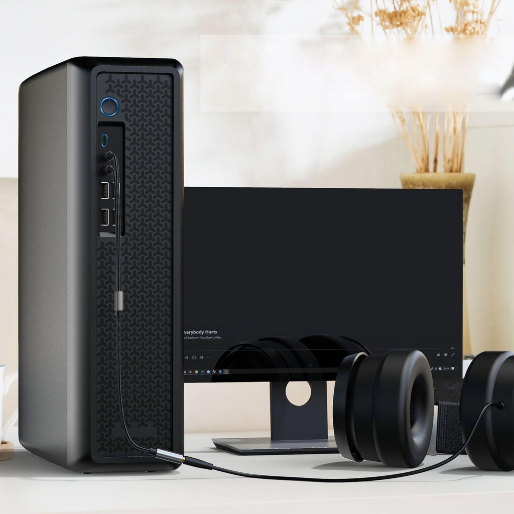 Dây Cáp Âm Thanh AUX 3.5mm Male Sang 2 Female