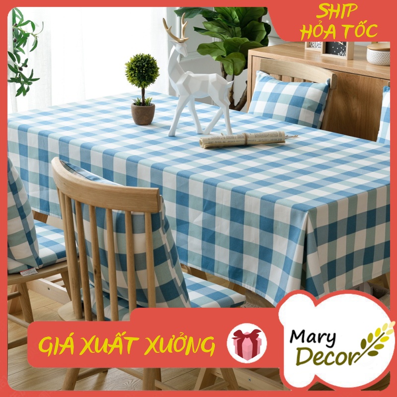 Khăn trải bàn cao cấp Mary Decor chất liệu cotton thêu - KBCC22