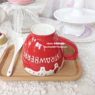Tách/cốc dâu tây đáng yêu