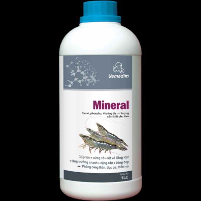 Vemedim Mineral  - Canxi, Phospho, khoáng đa - vi lượng cần thiết cho tôm
