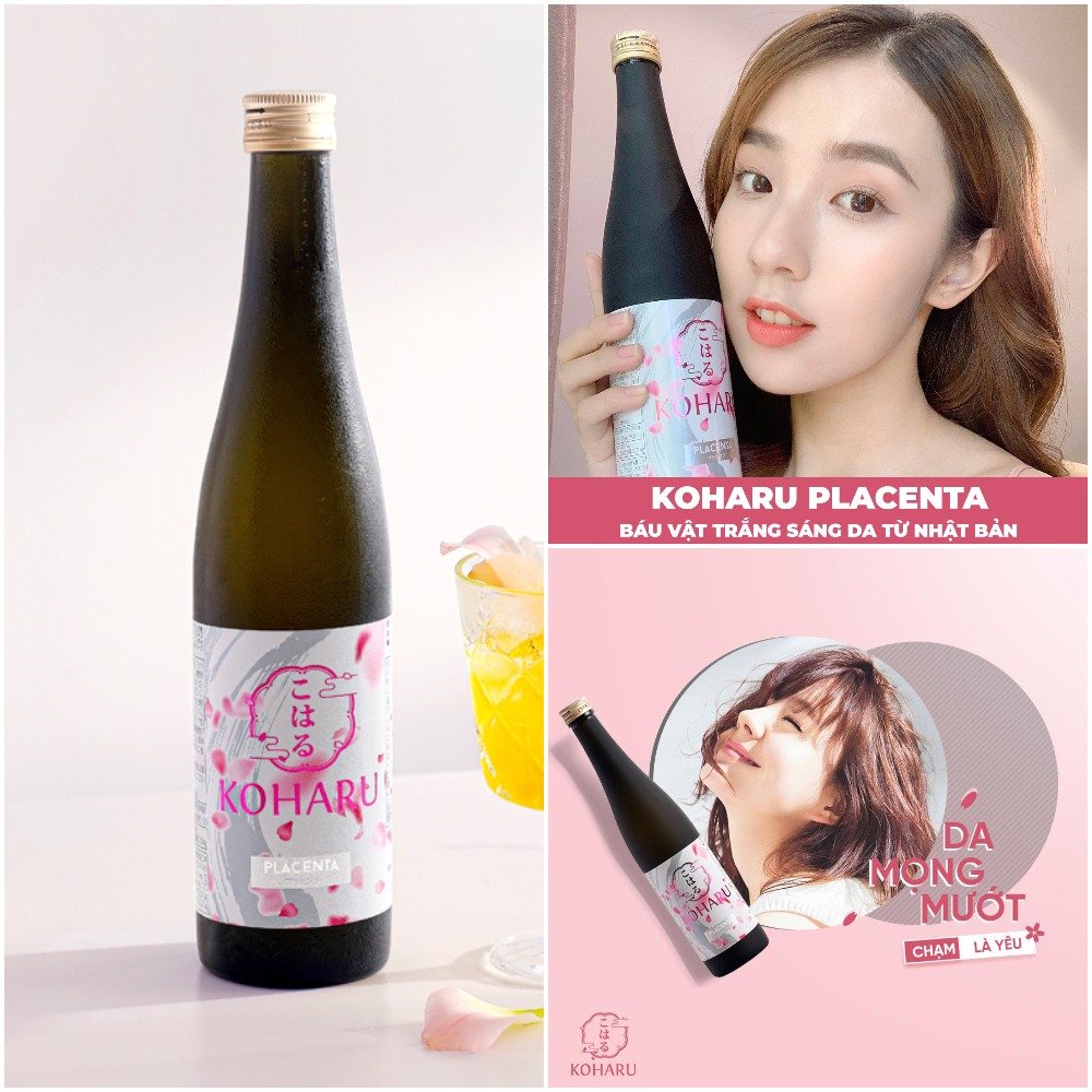 Nước Uống Collagen 82X KOHARU PLACENTA Nhật Bản Hàm Lượng 315.000mg Placenta và 9000mg Collagen
