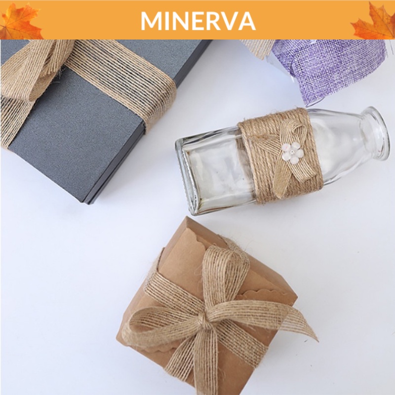 Cuộn 4,5m Ruy băng vải bố trơn trang trí , làm thủ công nhiều kích cỡ