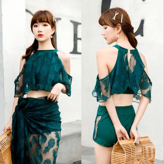 CÓ SẴN set đồ đi biển 3 chi tiết ren đẹp